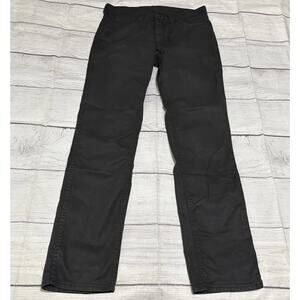 Levis Line 8 541 Athletic Fit Pants Mens Size 34x36 Black Sateen Twill